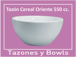 Tazones y Bowls